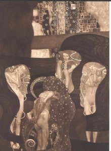 Jurisprudence (destroyed in 1945) by Gustav Klimt